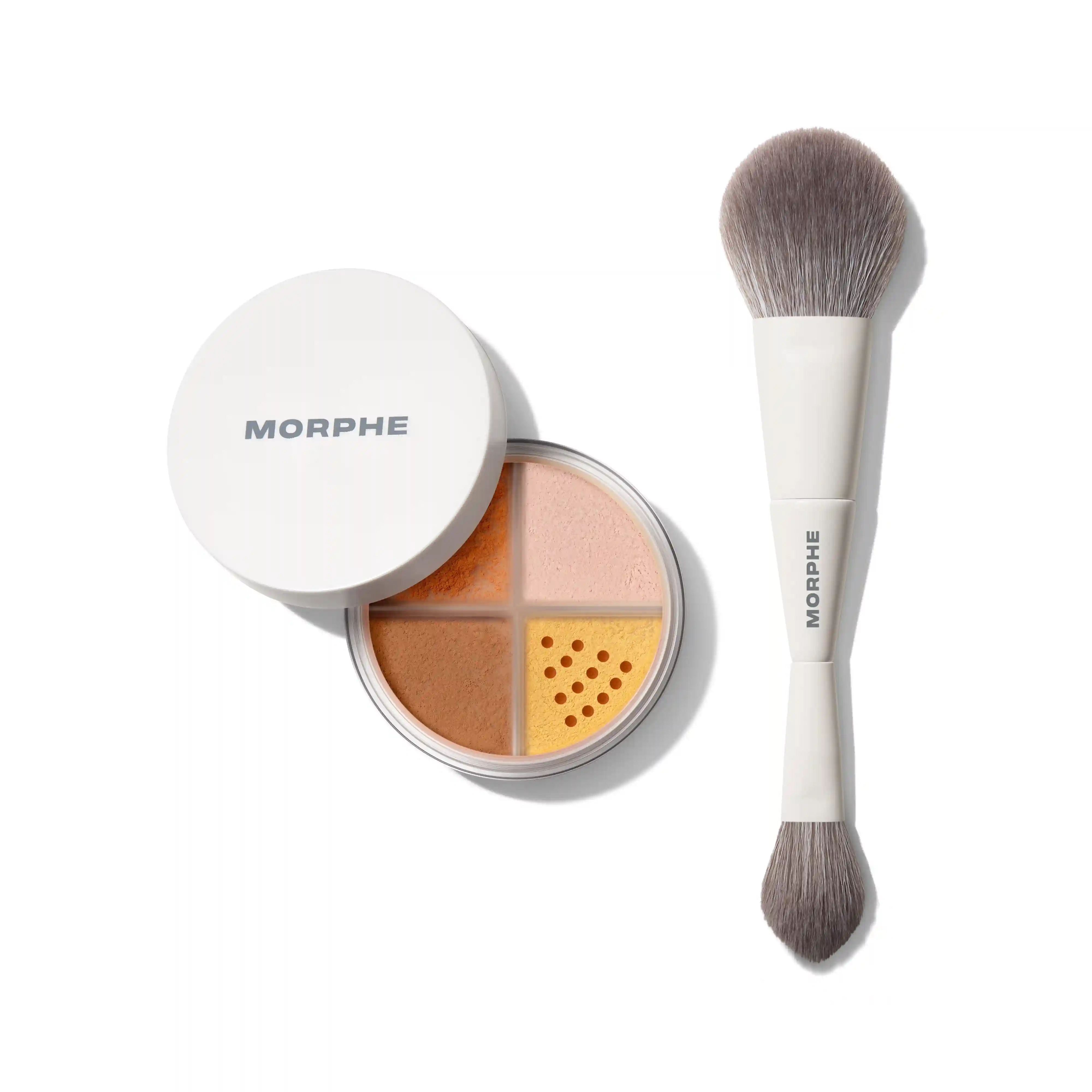 Alternative view of Bake & Set Loose Powder Quad & Brush Duo