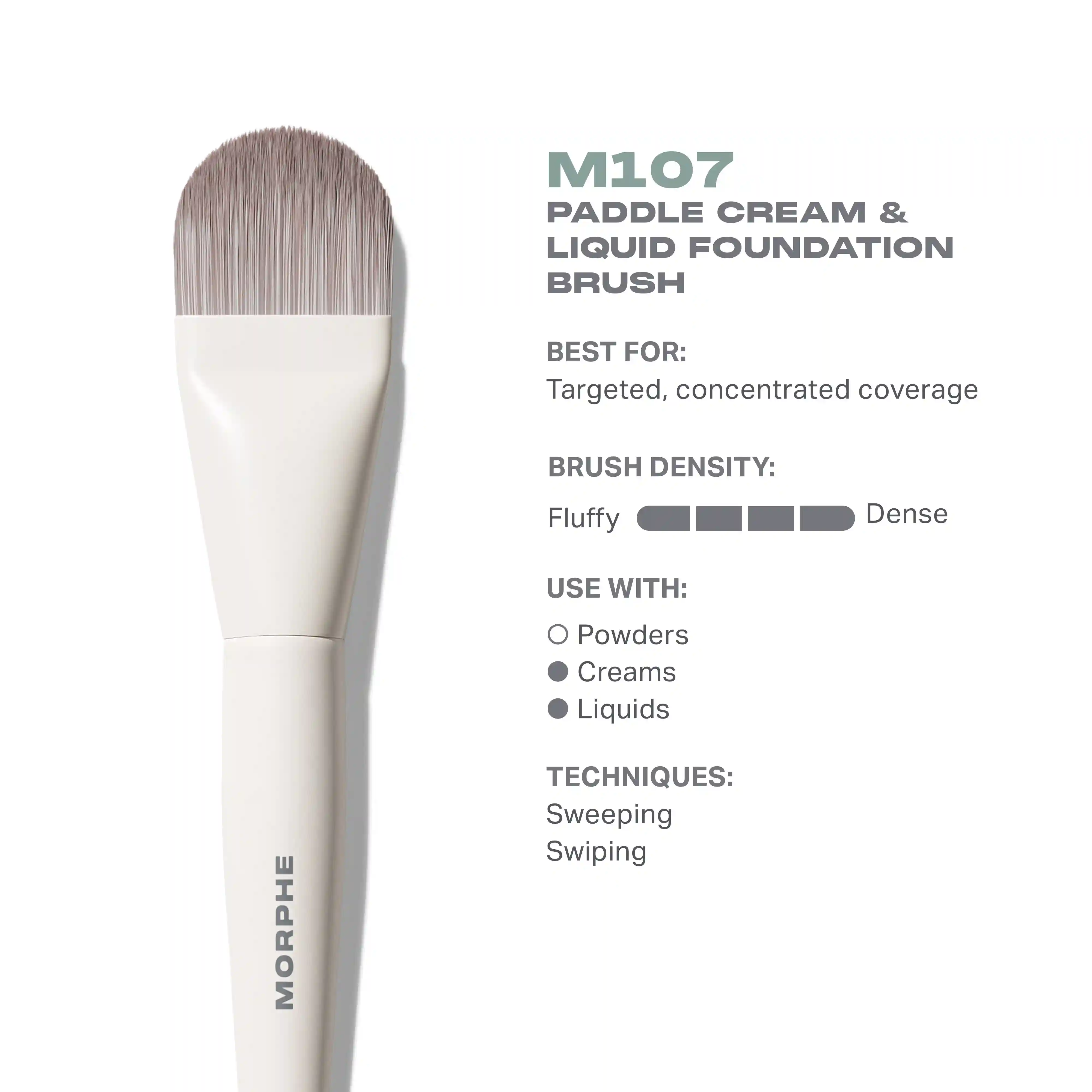 Alternative view of M107 Paddle Cream & Liquid Foundation Brush