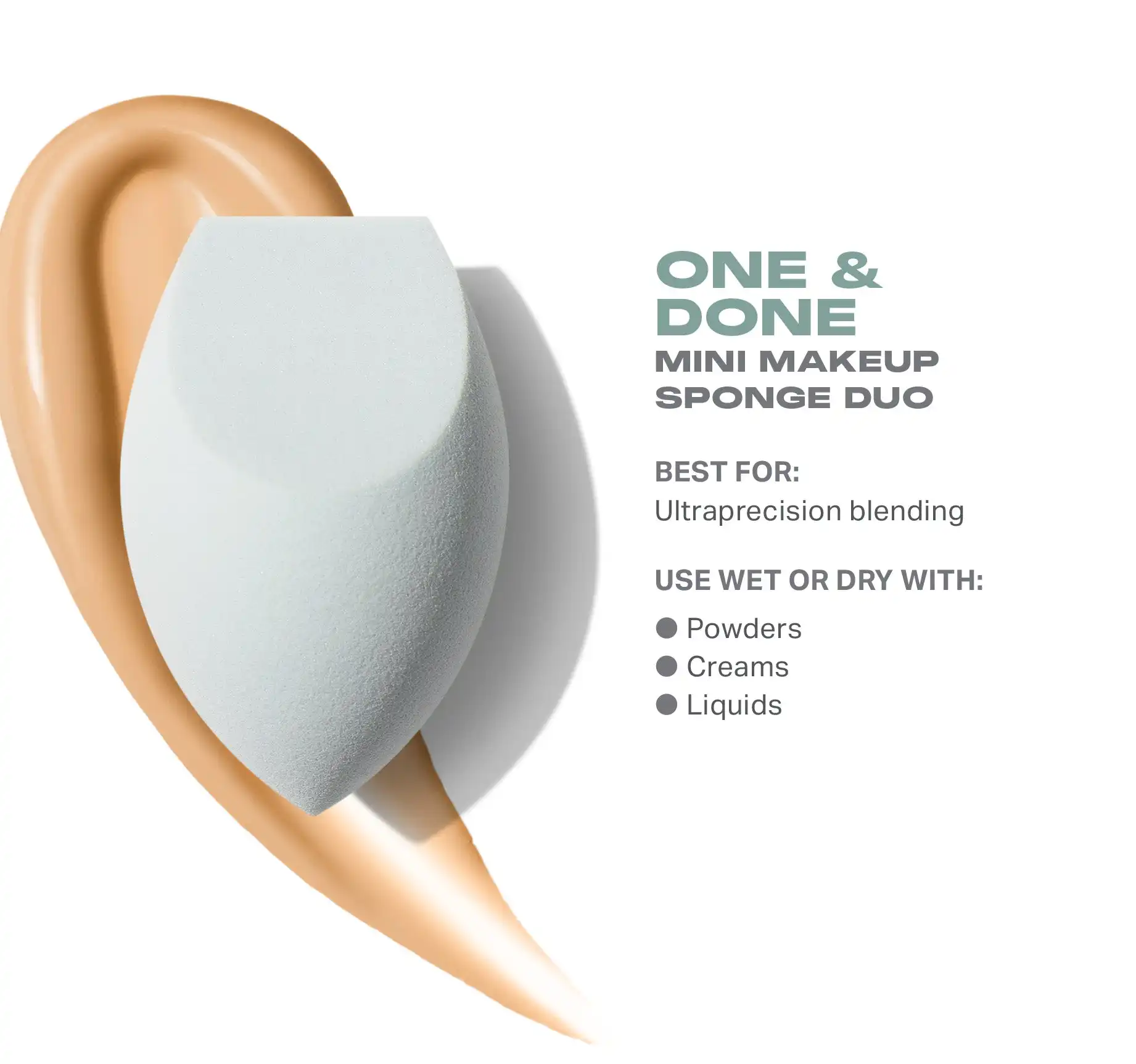 Alternative view of One & Done Mini Makeup Sponge Duo